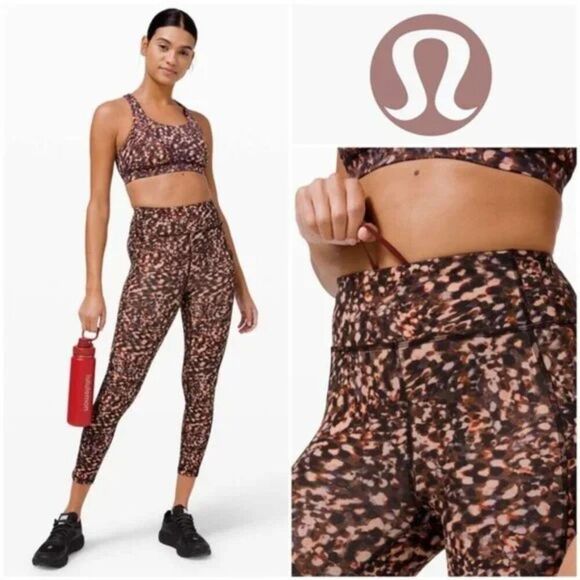 lululemon athletica Pants - LULULEMON Pants Womens 2 Invigorate High Rise Tight 25" Motion Flux Multi